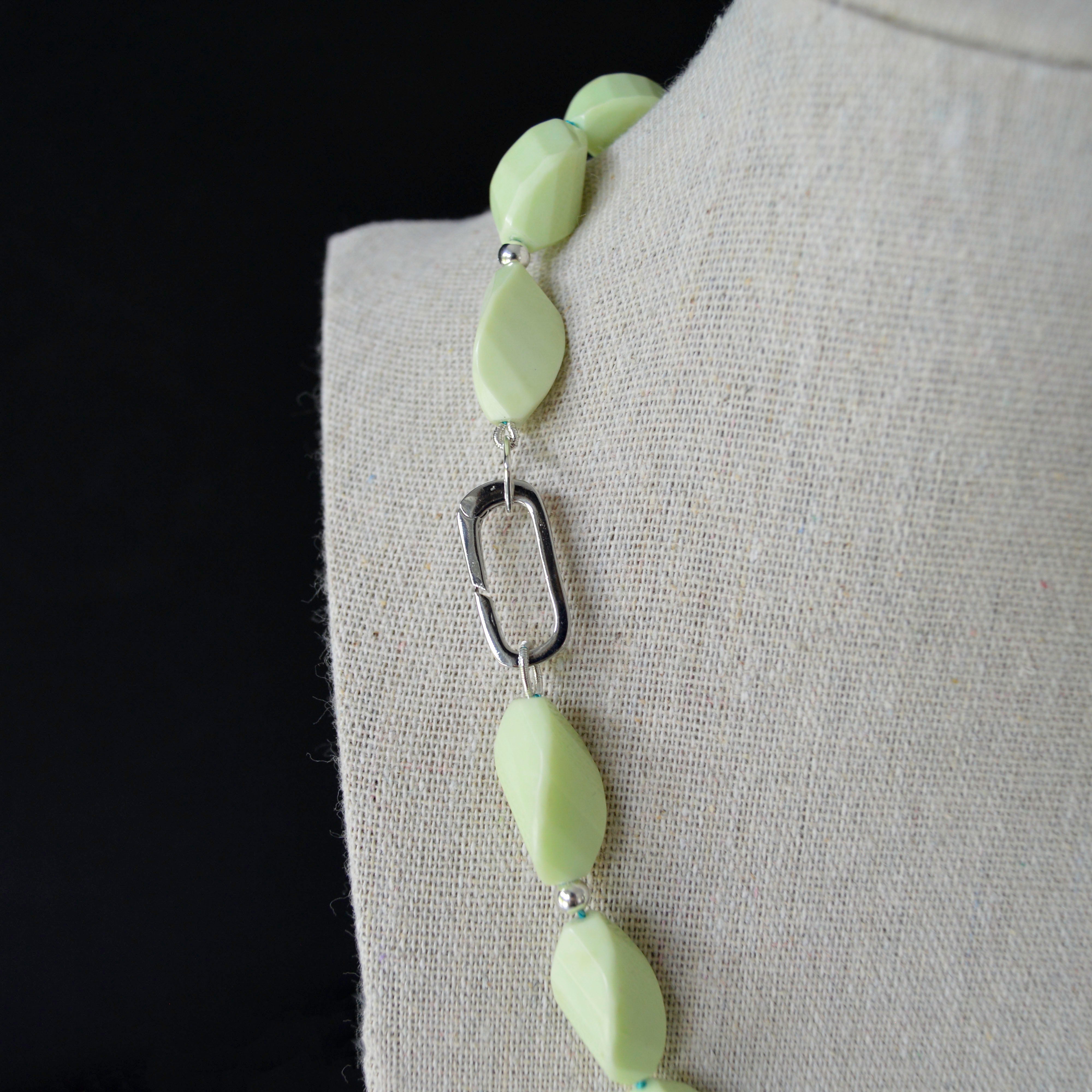 Lemon Chrysoprase Necklace