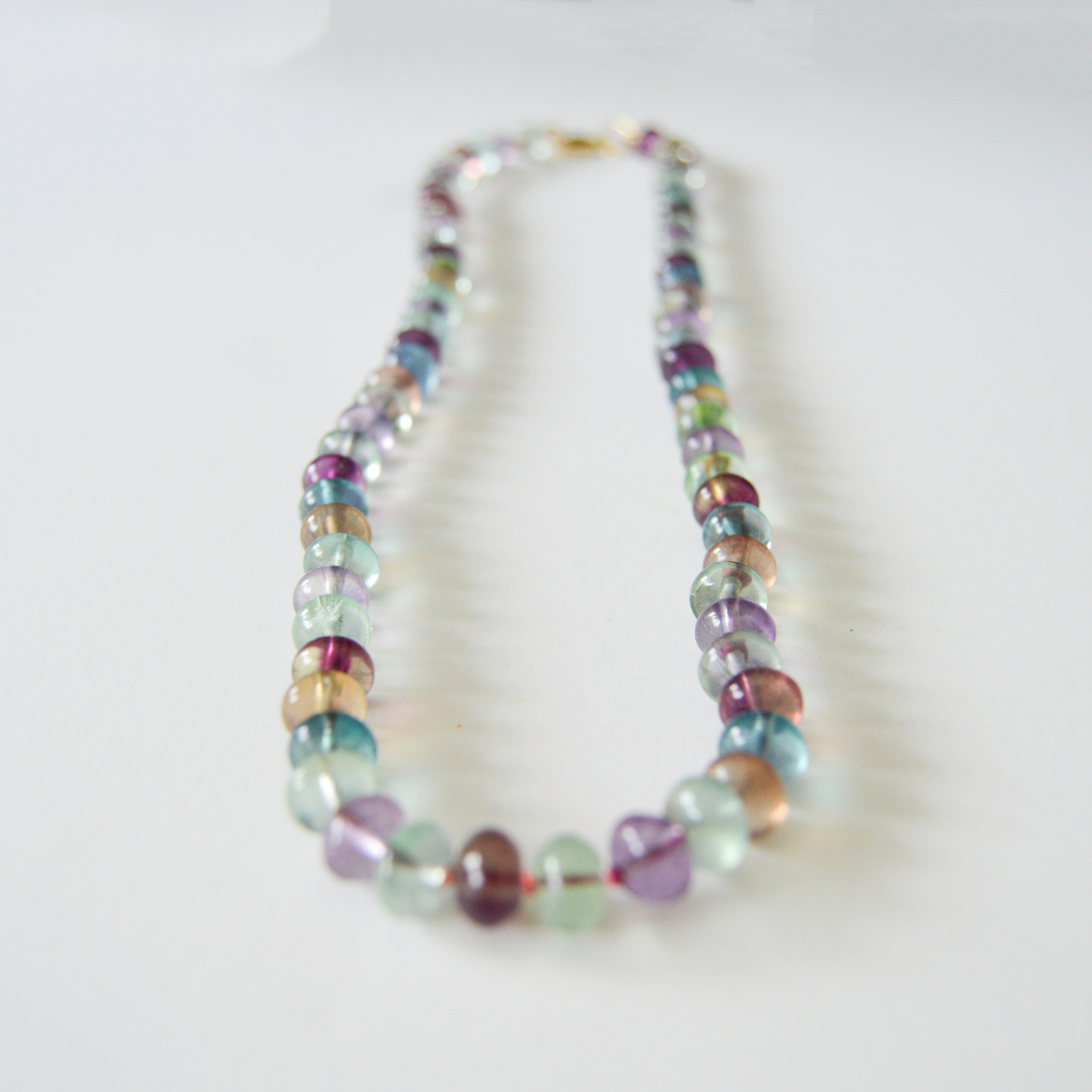 Rainbow Fluorite Necklace