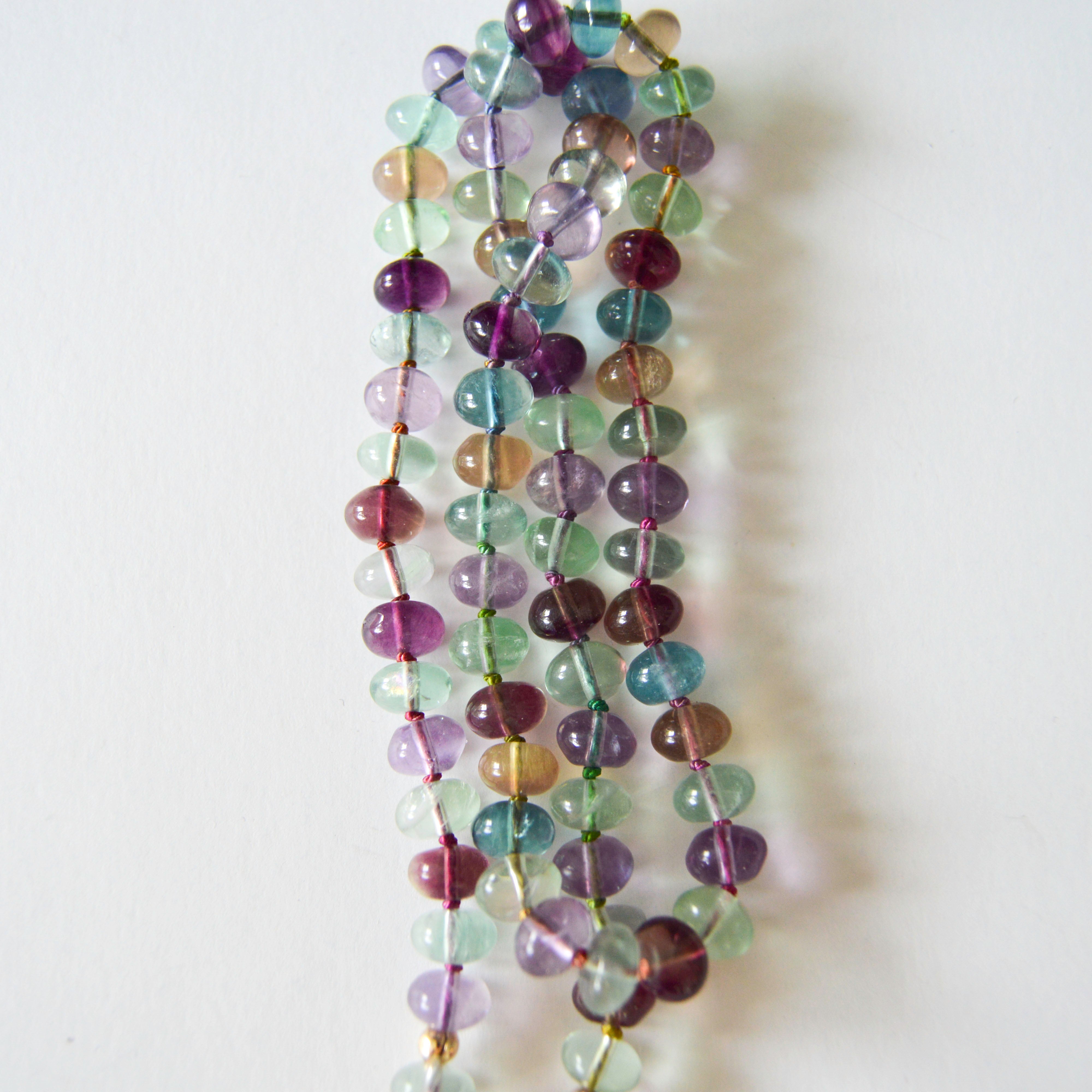 Rainbow Fluorite Necklace