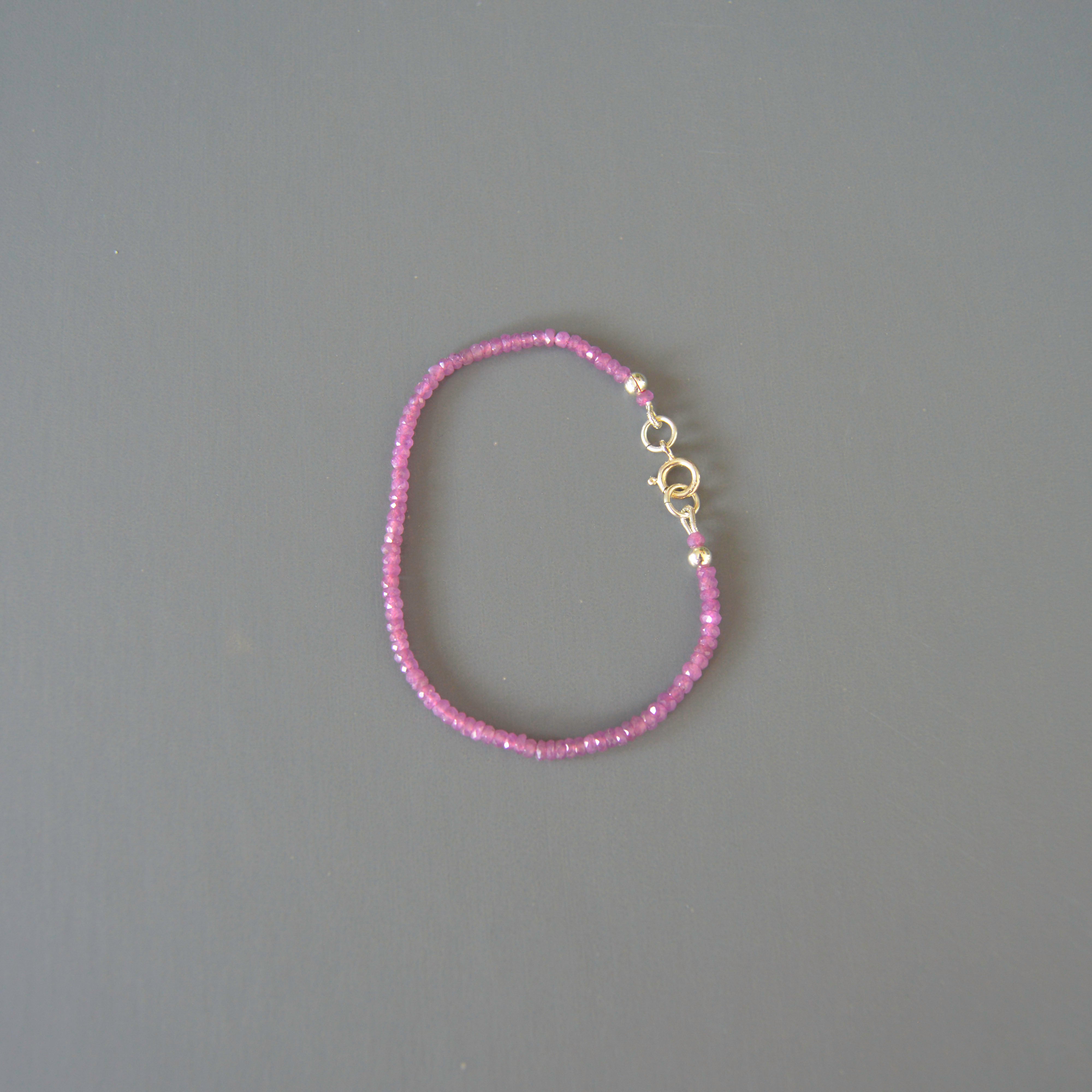 Ruby Sterling Bracelet