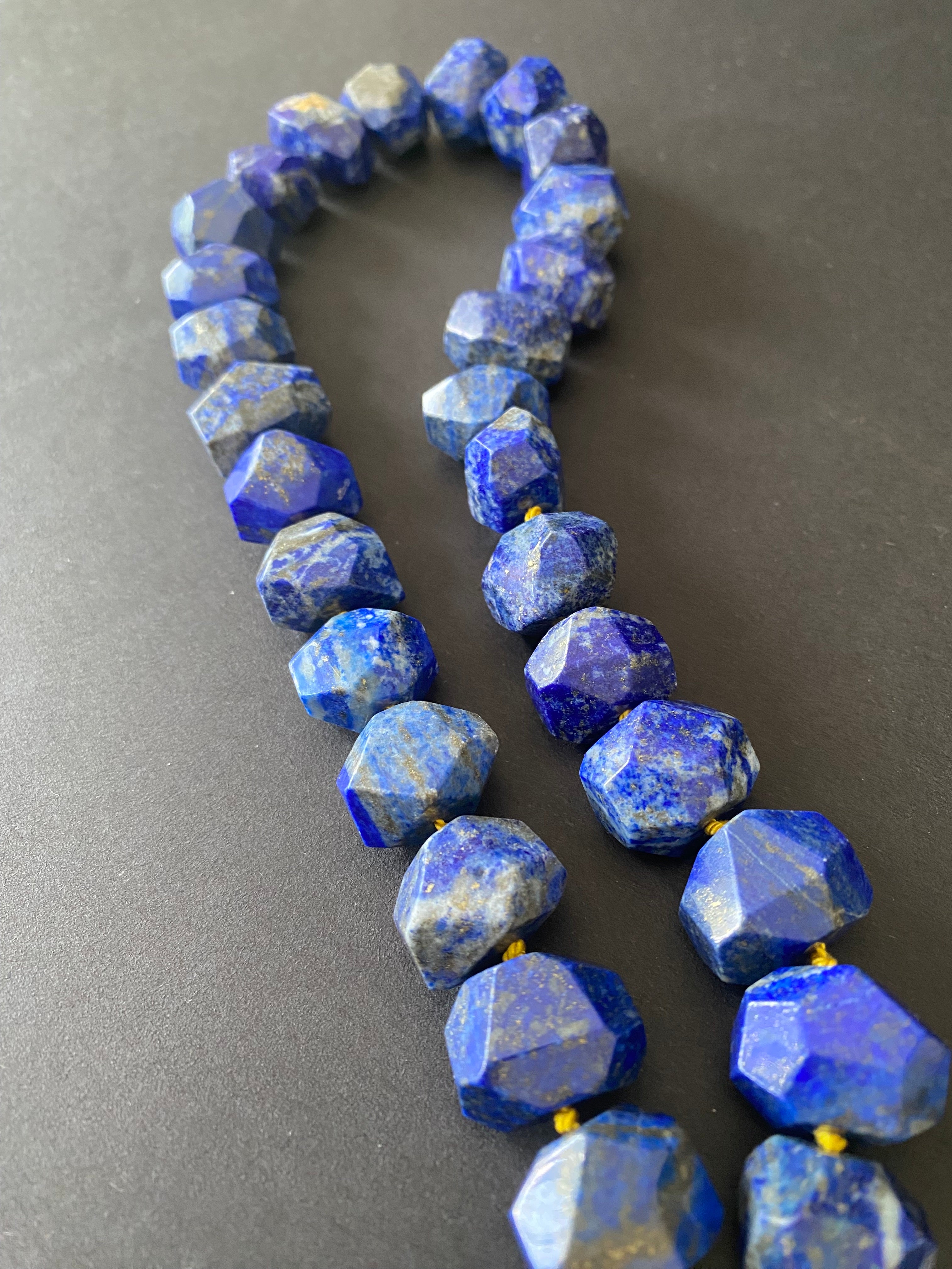 Chunky Lapis Lazuli Necklace